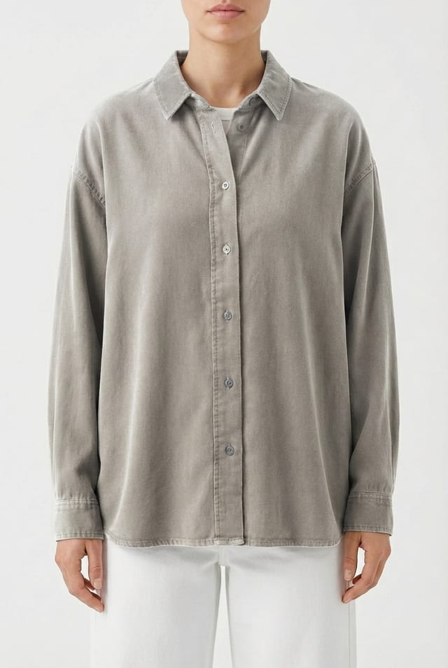 Blouse 6591 - Drapey lyocell twill - 10260710591