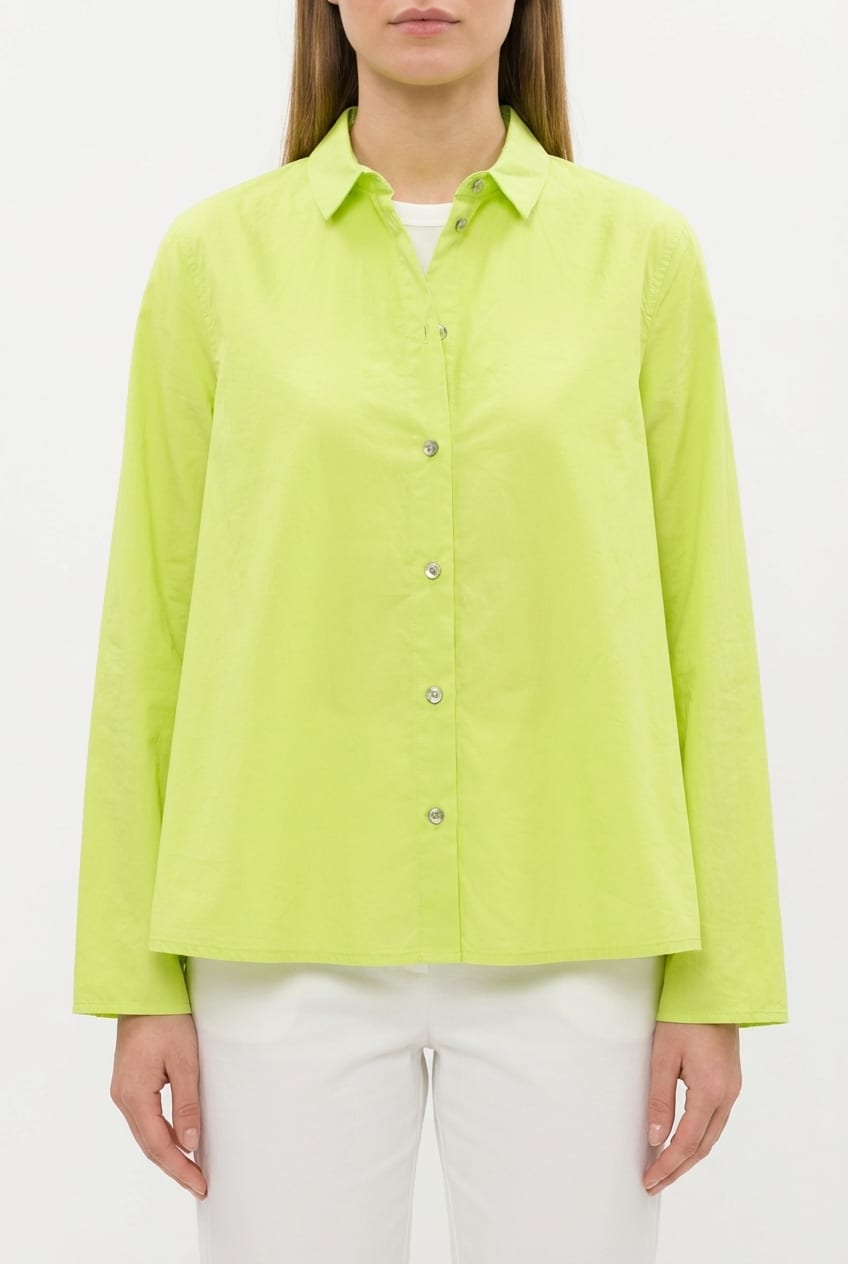 Blouse 6593 - Cotton poplin - 730NEON - 10260710593