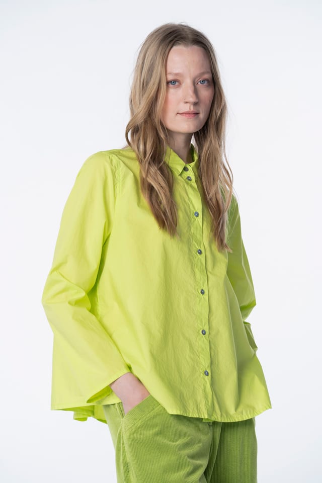 Blouse 6593 - Cotton poplin - 730NEON - 10260710593