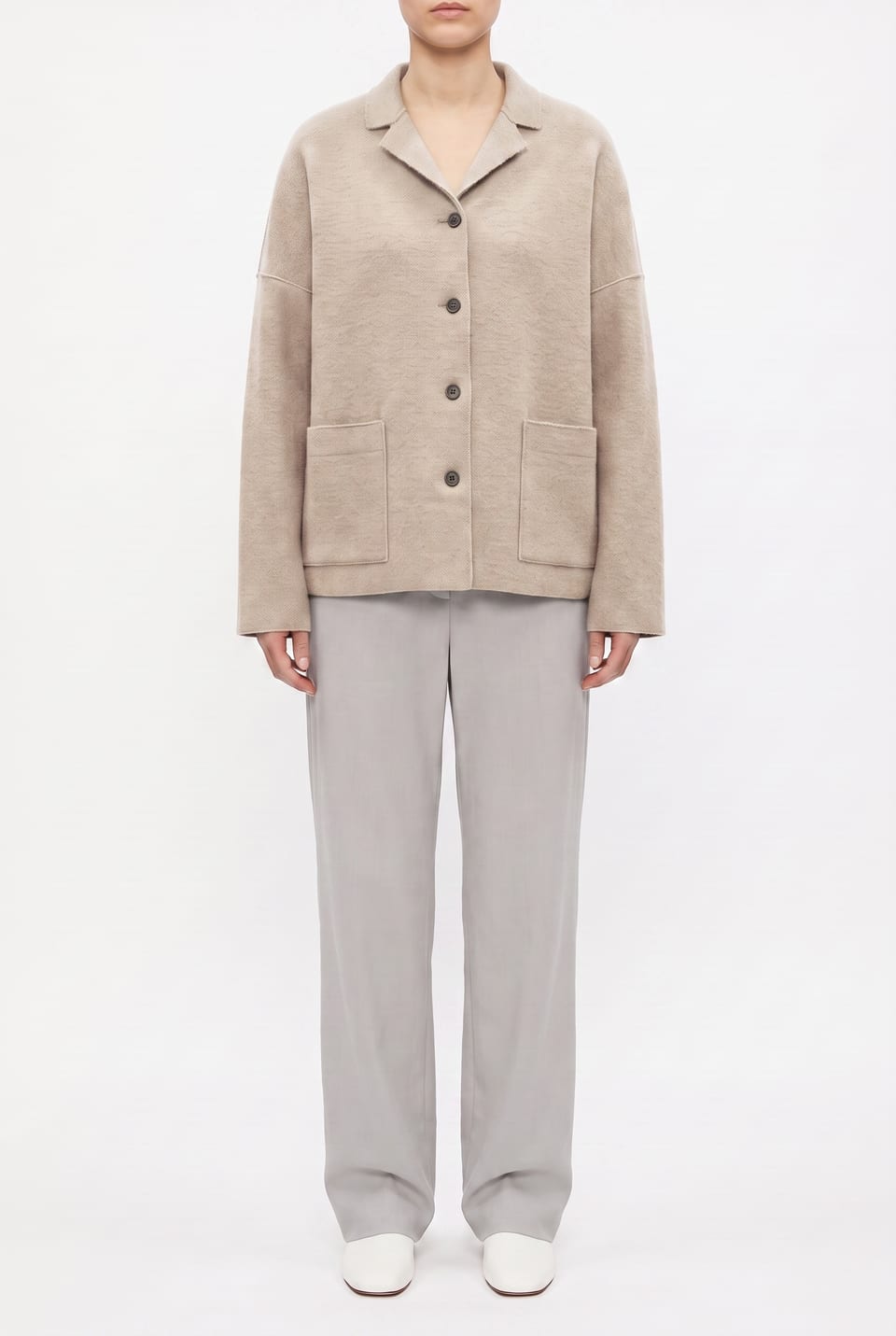 Jacket 6621 - Premium OSKA boiled wool - 120ECRU - 10260710621