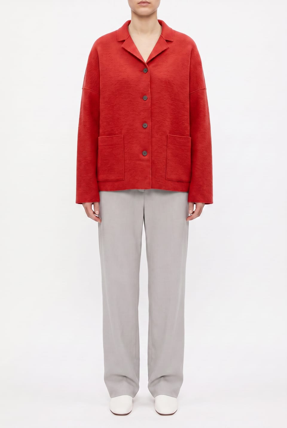 Jacket 6621 - Premium OSKA boiled wool - 350SCARLET - 10260710621