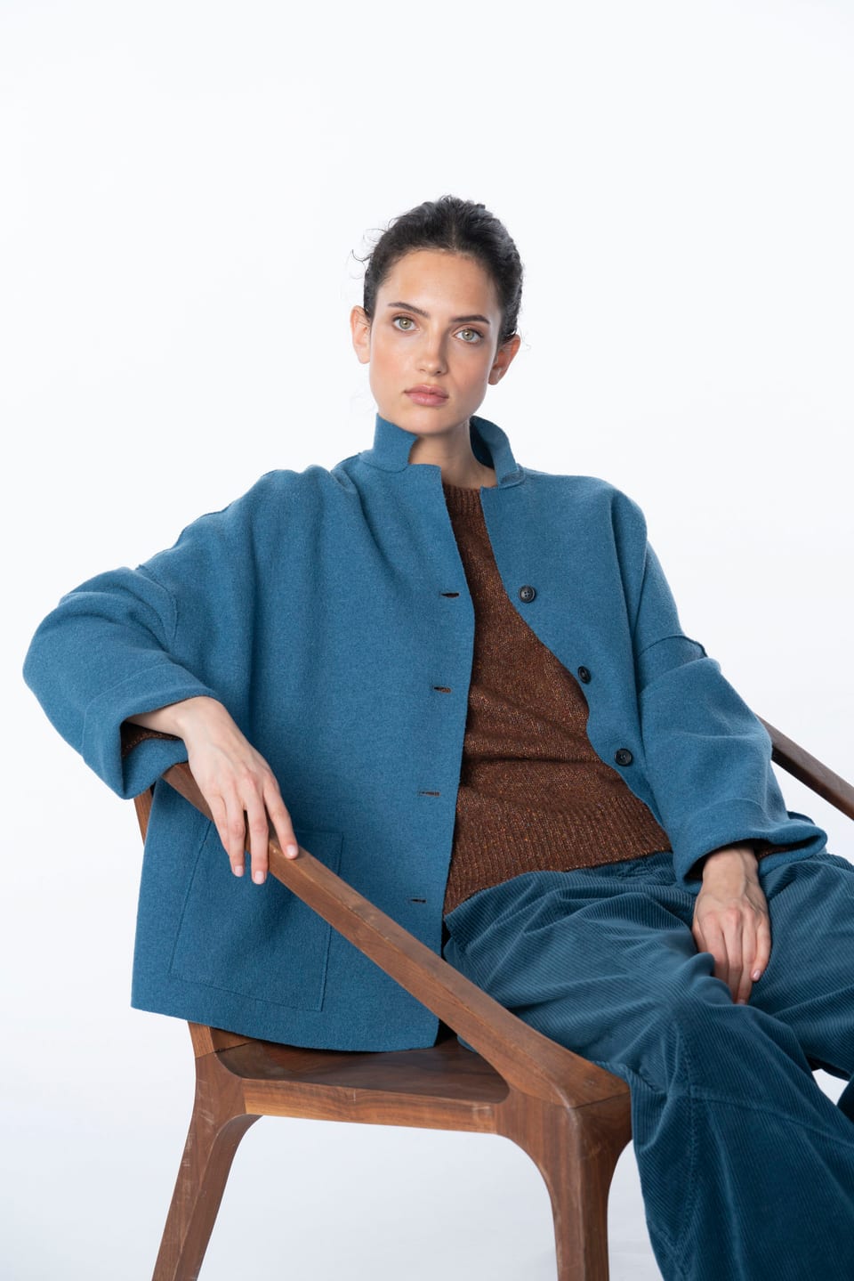 Jacket 6621 - Premium OSKA boiled wool - 450LAKE - 10260710621
