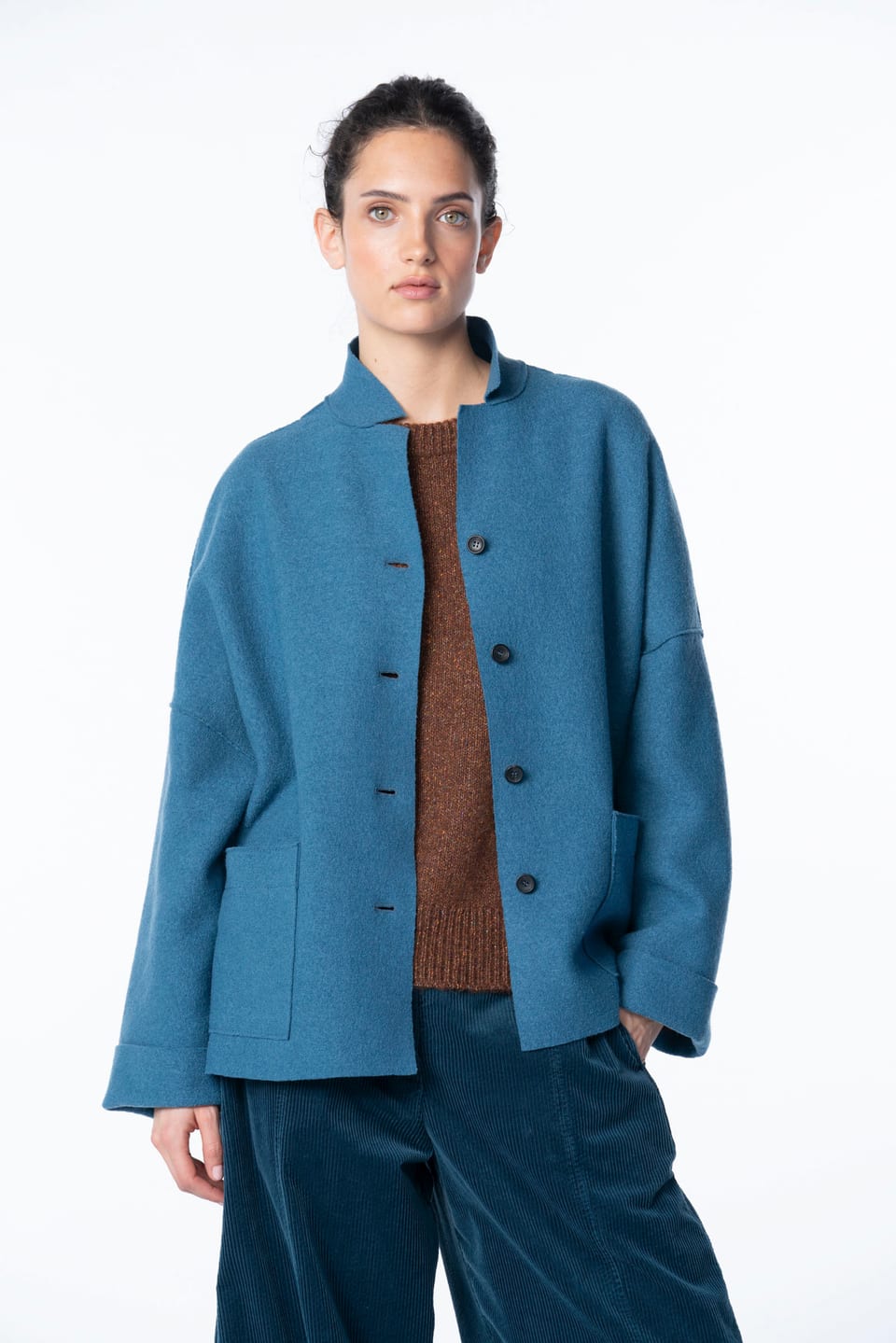 Jacket 6621 - Premium OSKA boiled wool - 450LAKE - 10260710621