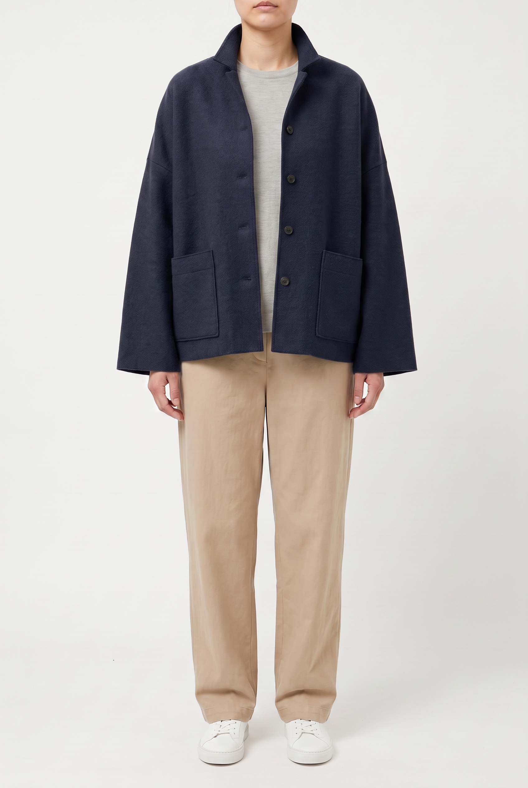 Jacket 6621 Blue Premium OSKA boiled wool
