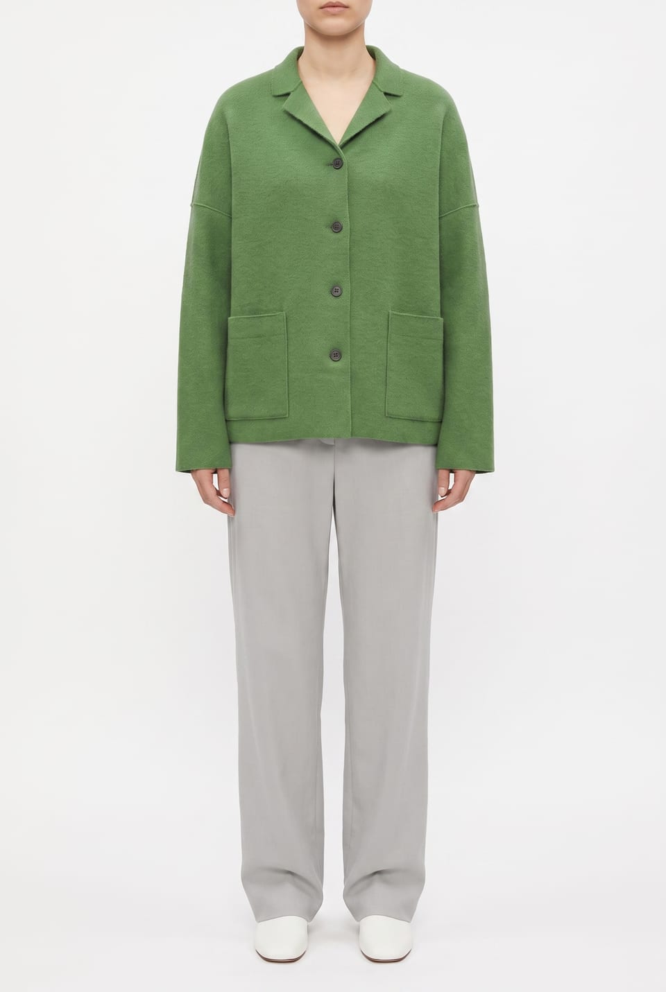 Jacket 6621 - Premium OSKA boiled wool - 660GREEN - 10260710621
