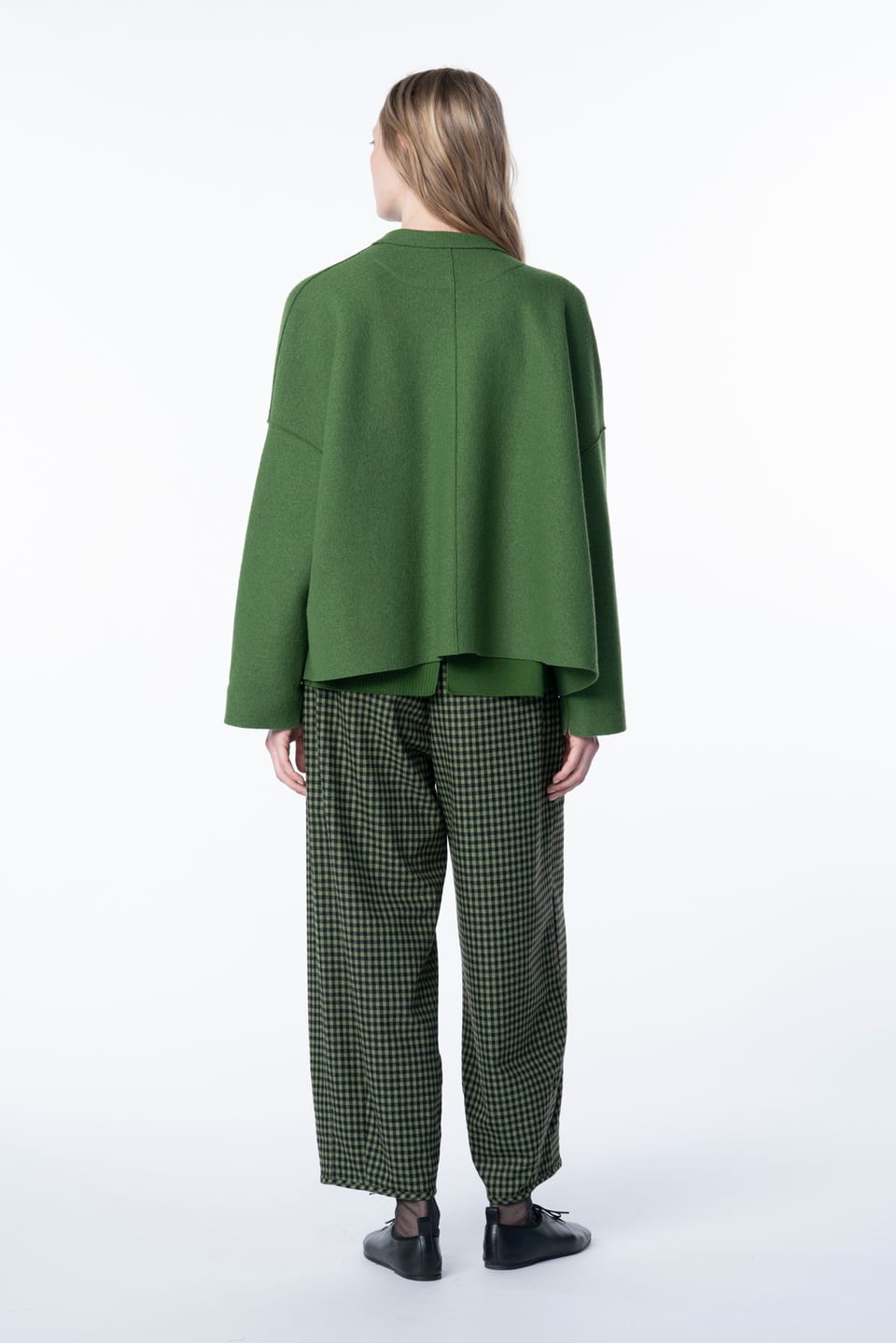 Jacket 6621 - Premium OSKA boiled wool - 660GREEN - 10260710621