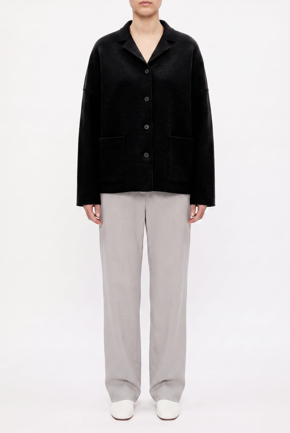 Jacket 6621 - Premium OSKA boiled wool - 990BLACK - 10260710621