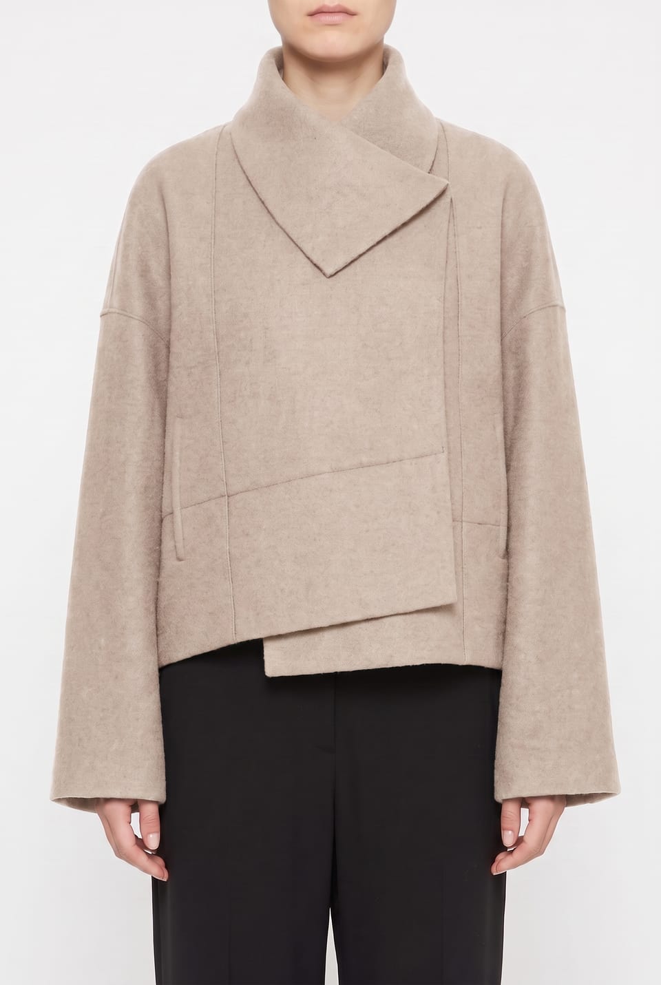 Jacket 6622 - Premium OSKA boiled wool - 120ECRU - 10260710622