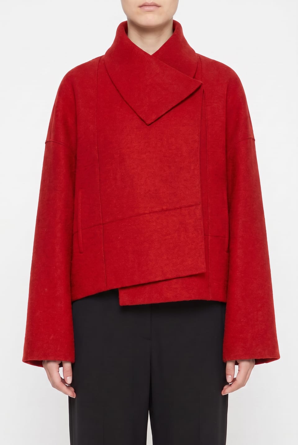 Jacket 6622 - Premium OSKA boiled wool - 350SCARLET - 10260710622