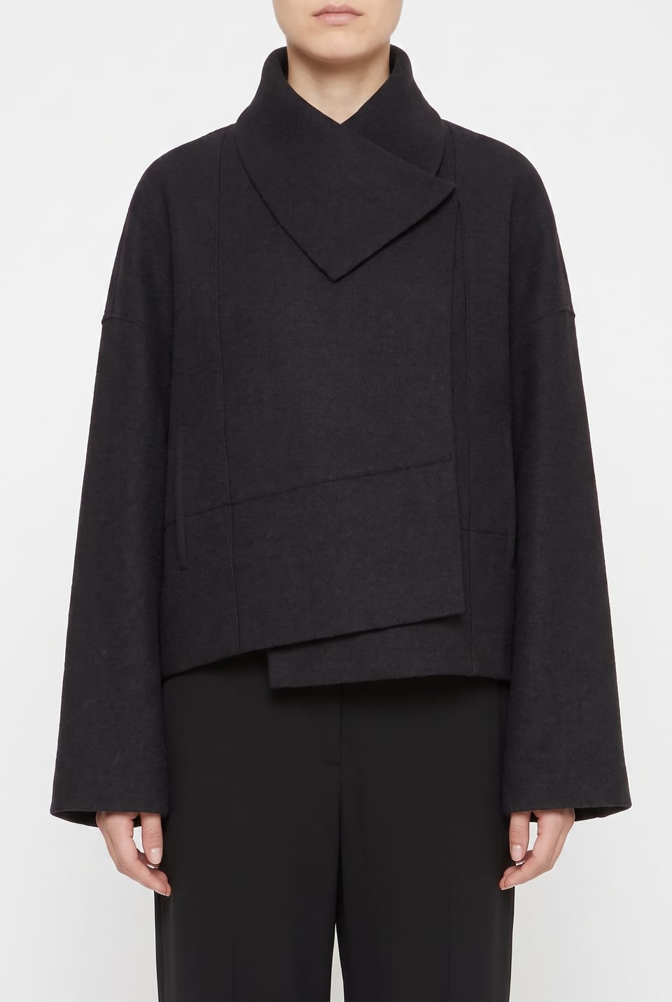 Jacket 6622 - Premium OSKA boiled wool - 990BLACK - 10260710622