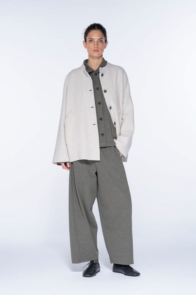 Jacket 6623 - Premium OSKA boiled wool - 120ECRU - 10260710623