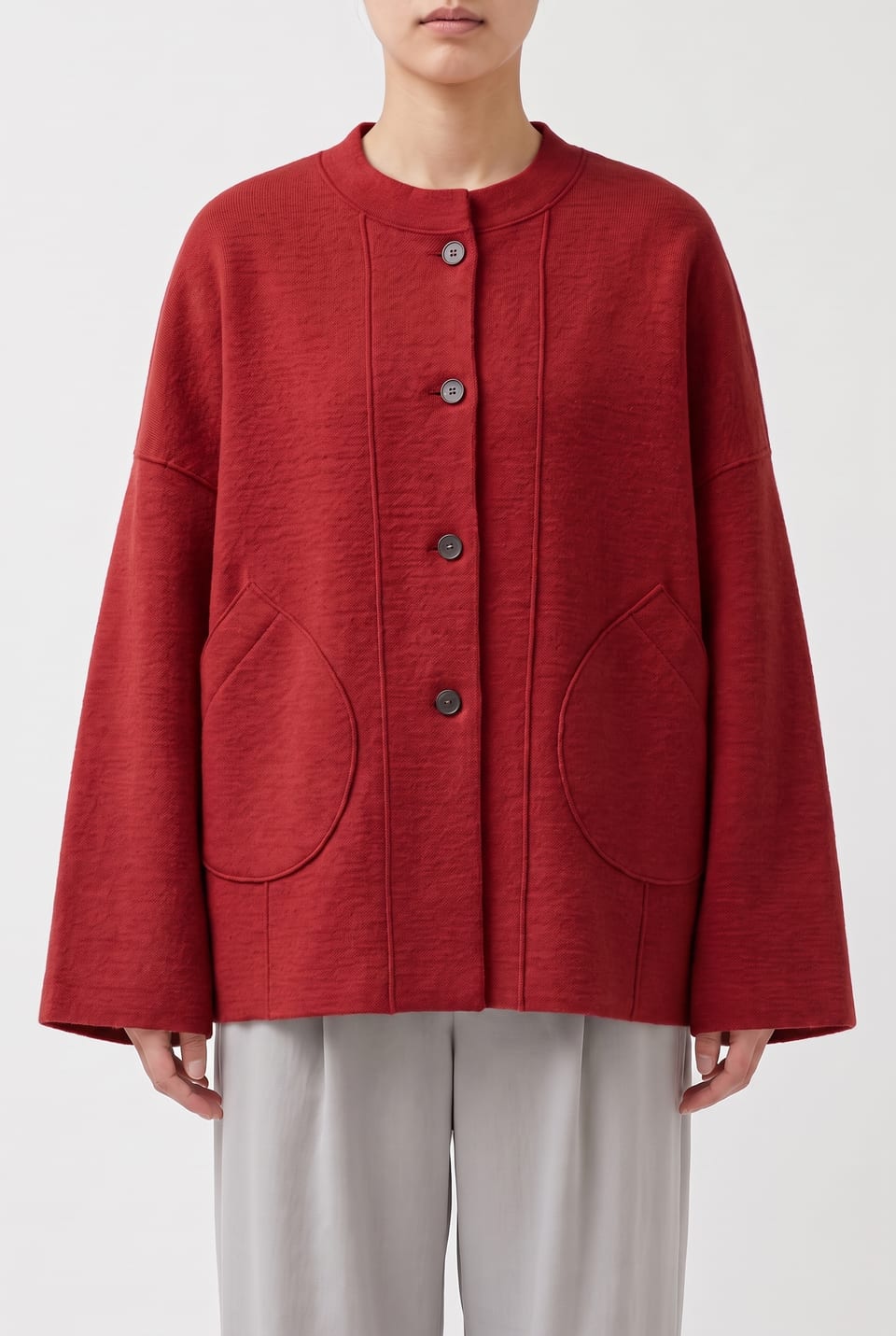 Jacket 6623 - Premium OSKA boiled wool - 350SCARLET - 10260710623