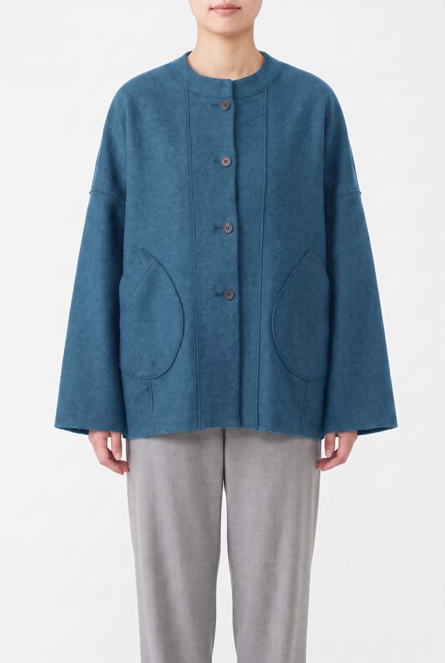 Jacket 6623 - Premium OSKA boiled wool - 450LAKE - 10260710623
