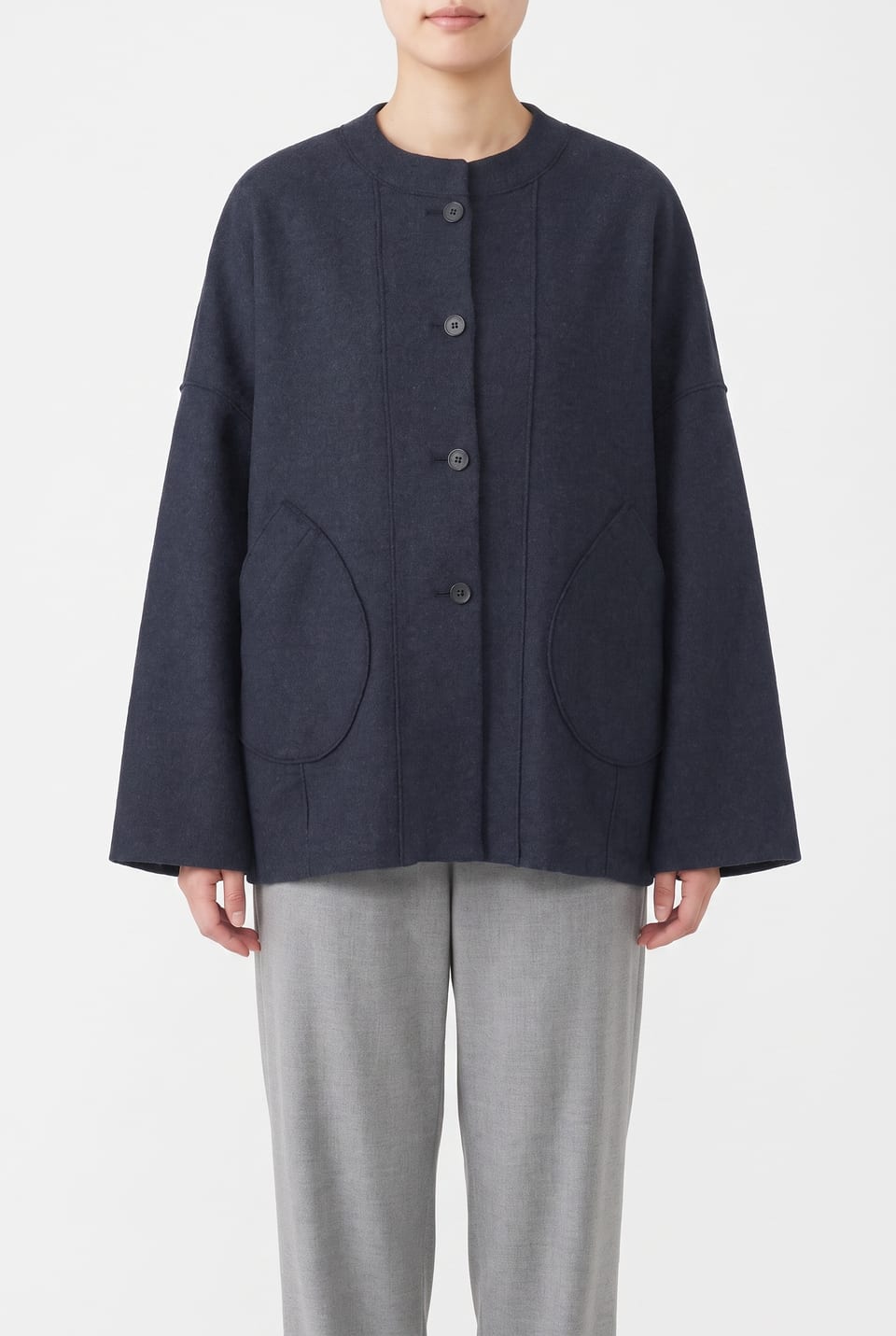 Jacket 6623 - Premium OSKA boiled wool - 490NAVY - 10260710623