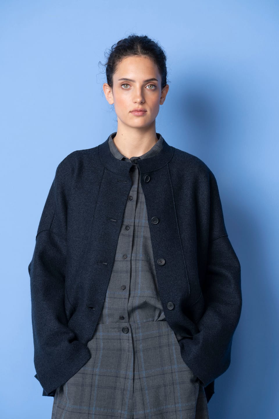 Jacket 6623 - Premium OSKA boiled wool - 490NAVY - 10260710623