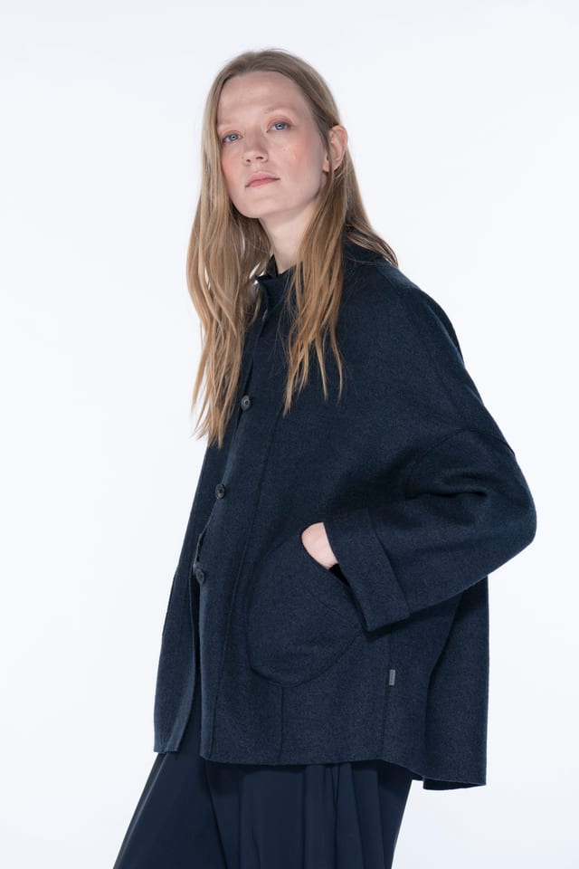 Jacket 6623 - Premium OSKA boiled wool - 490NAVY - 10260710623