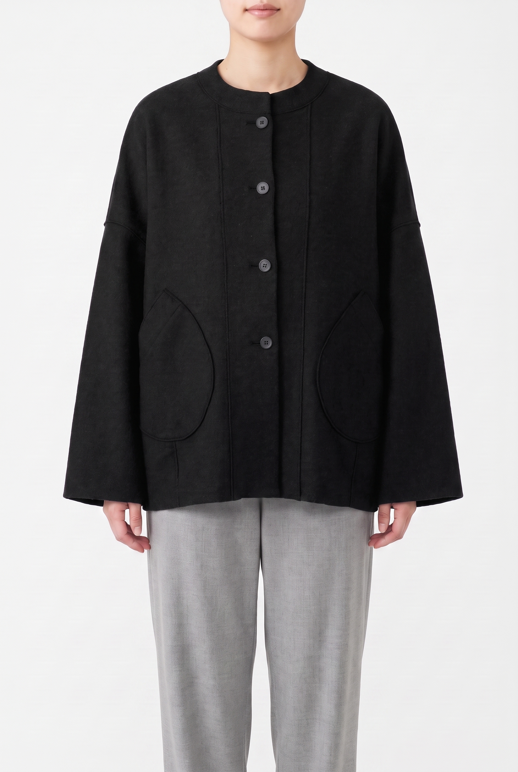 Jacket 6623 Grey Premium OSKA boiled wool