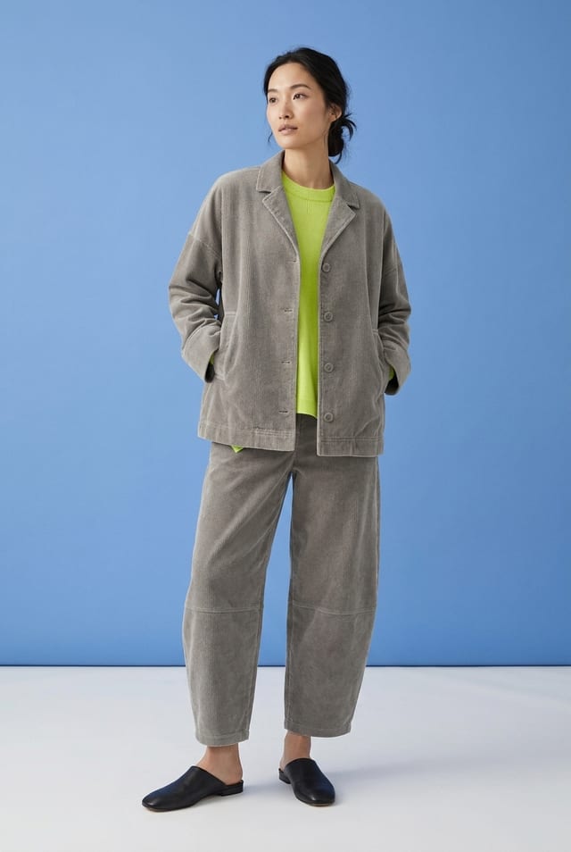 Jacket 6627 - Pure cotton corduroy - 10260710627