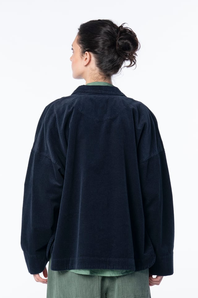 Jacket 6627 - Pure cotton corduroy - 490NAVY - 10260710627