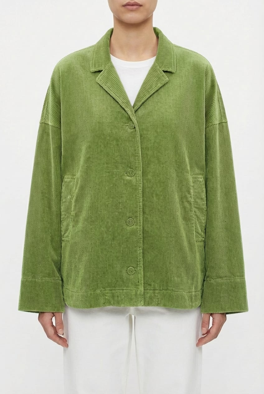Jacket 6627 - Pure cotton corduroy - 732NEON - 10260710627