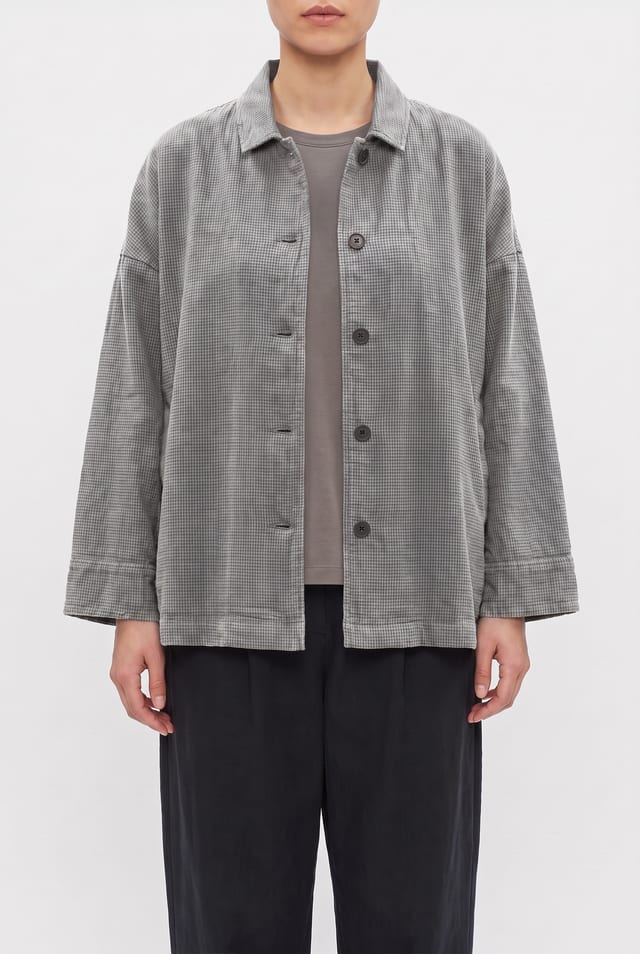 Jacket 6629 - Dobby cotton check - 10260710629