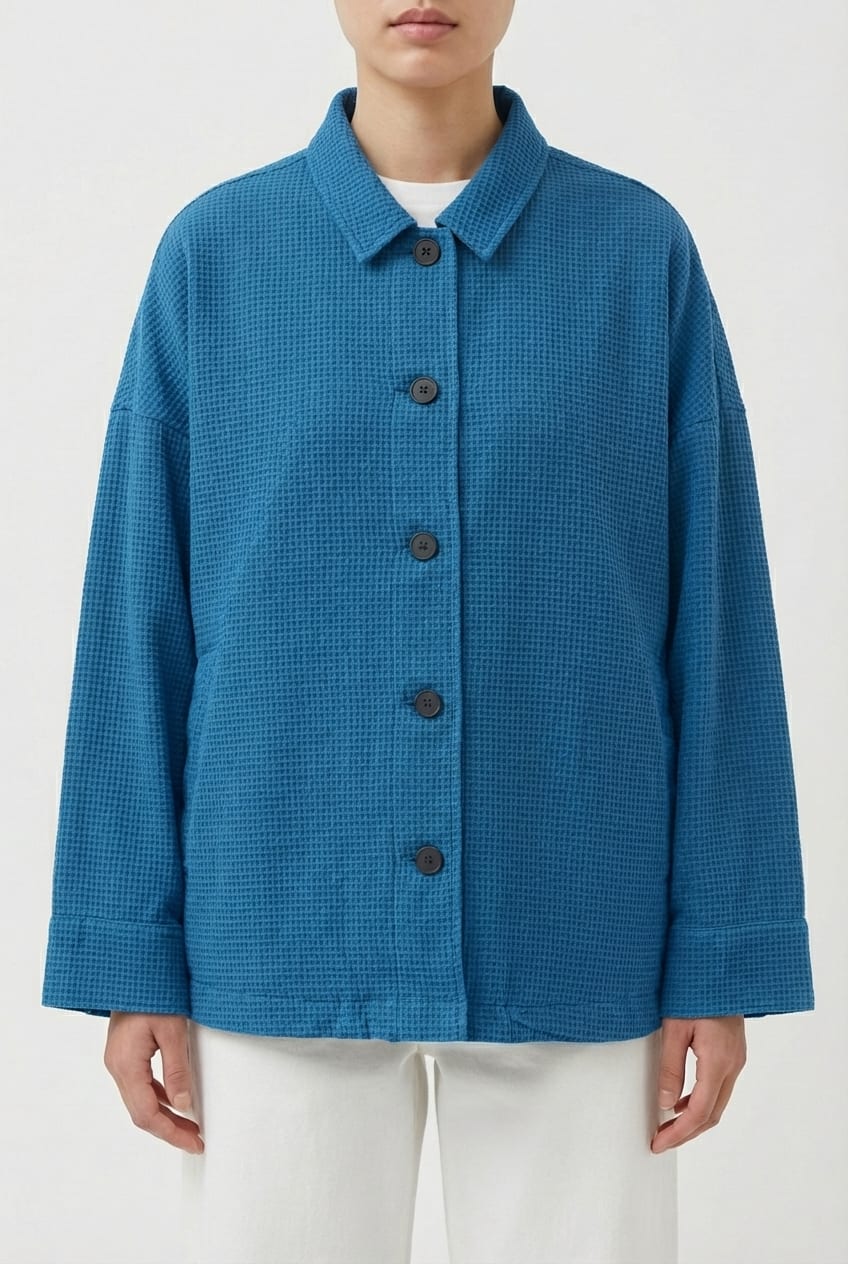 Jacket 6629 - Dobby cotton check - 540HORIZON - 10260710629