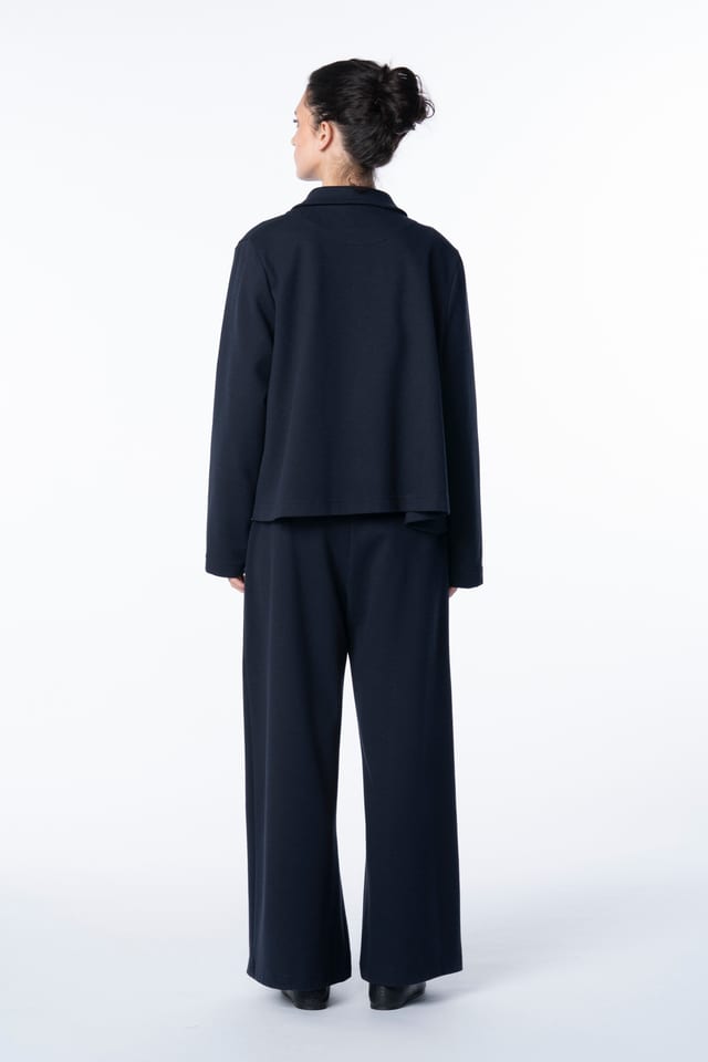 Veste 6632 - jersey jacquard sergé - 490NAVY - 10260710632