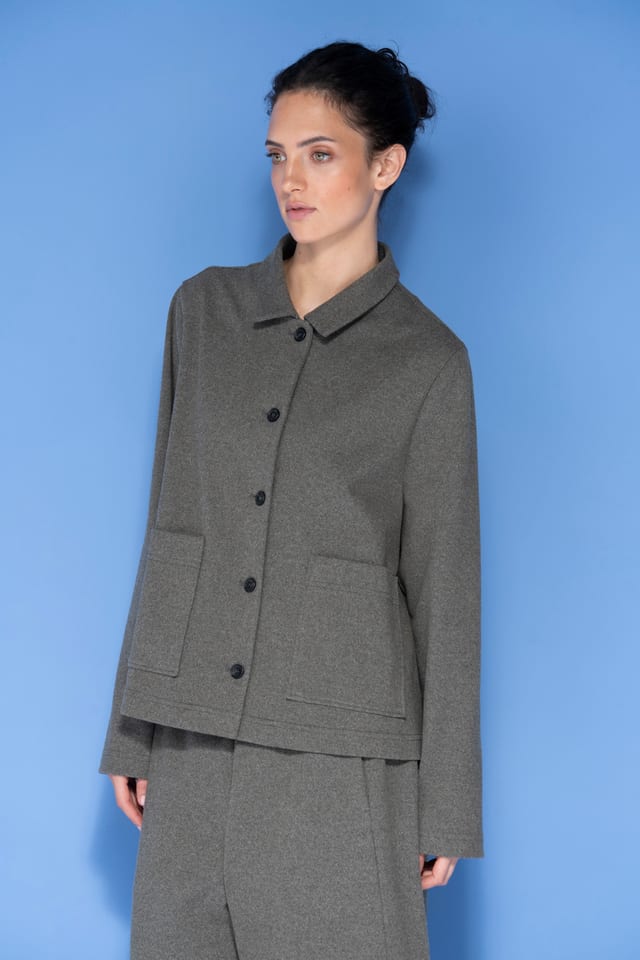 Veste 6632 - jersey jacquard sergé - 750MEADOW - 10260710632