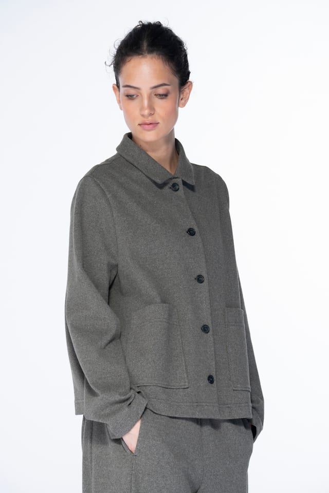 Bunda 6632 - Žakárový keprový úplet - 750MEADOW - 10260710632
