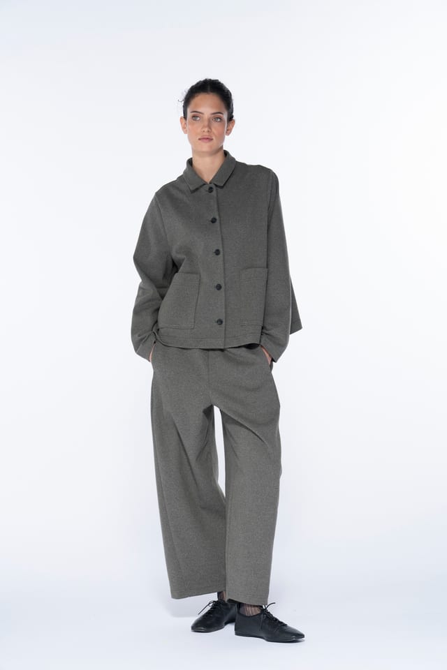 Jacket 6632 - Twill jacquard jersey - 750MEADOW - 10260710632