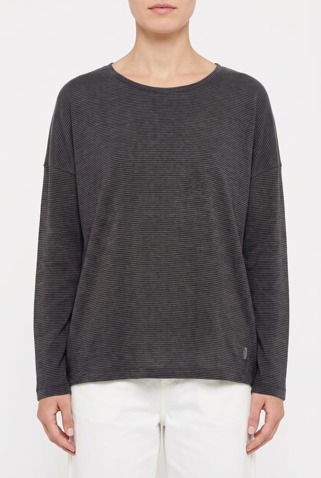 Shirt 6640 - Organic cotton slub jersey - 490NAVY - 10260710640