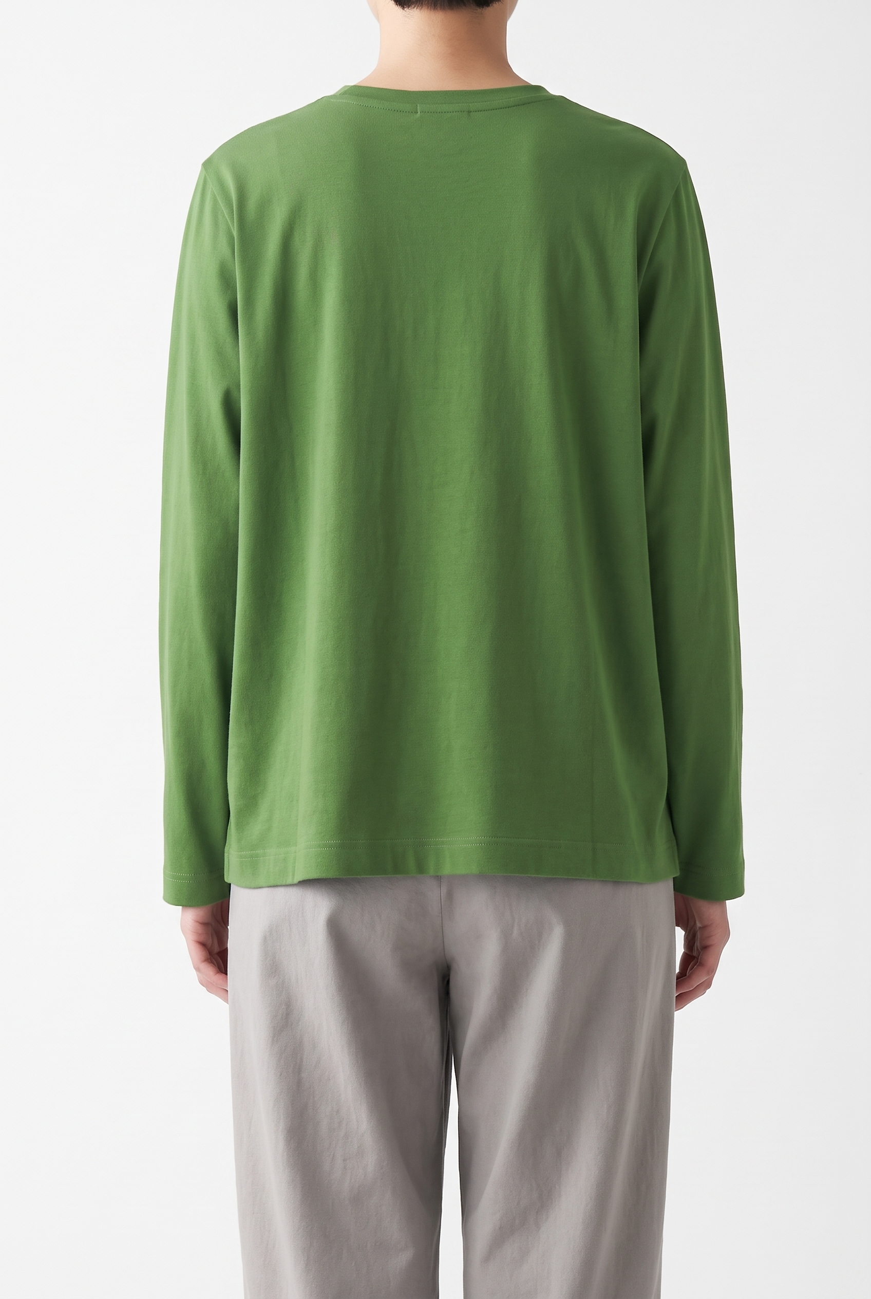 Shirt 6641 660GREEN Drapey lyocell jersey