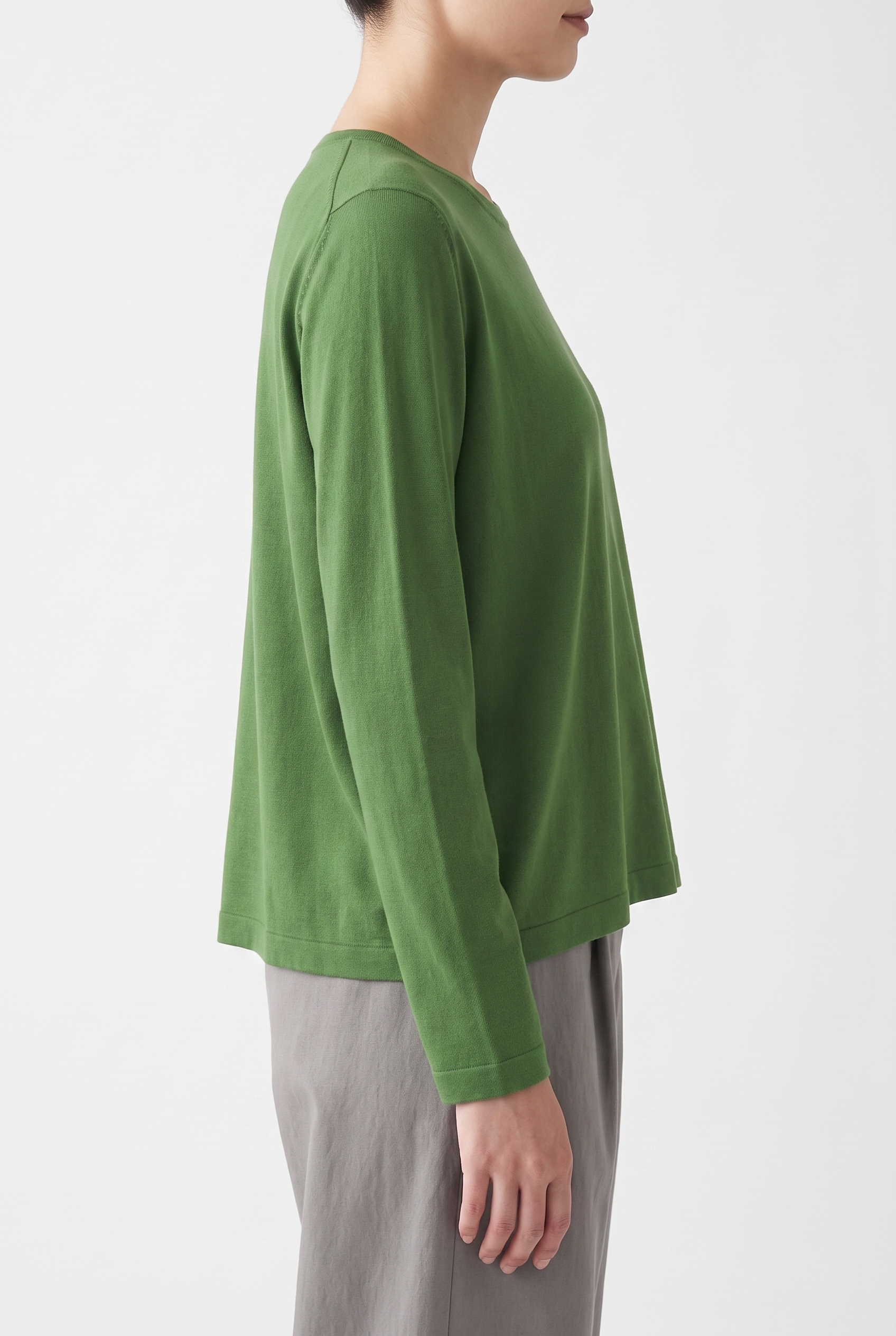 Shirt 6641 660GREEN Drapey lyocell jersey