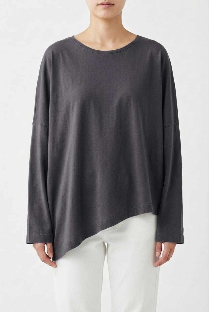 Shirt 6642 - Cotton single jersey - 980GRAPHITE - 10260710642