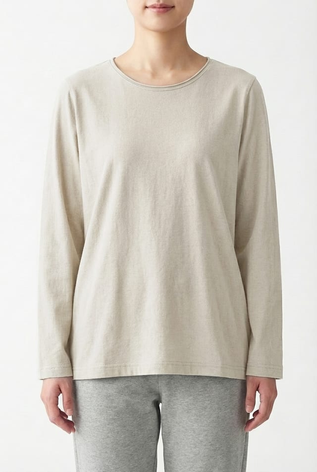 Shirt 6643 - Cotton single jersey - 120ECRU - 10260710643