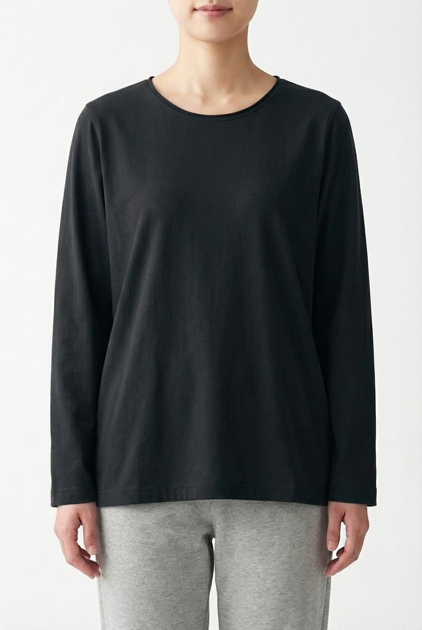Shirt 6643 - Cotton single jersey - 990BLACK - 10260710643