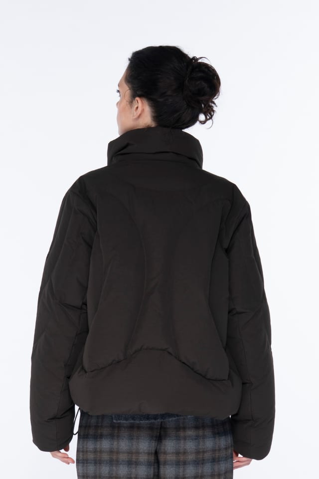 Veste extérieure 6660 - Tissu ripstop rembourré d'extérieur en mélange coton-polyamide - 890CHOCO - 10260710660