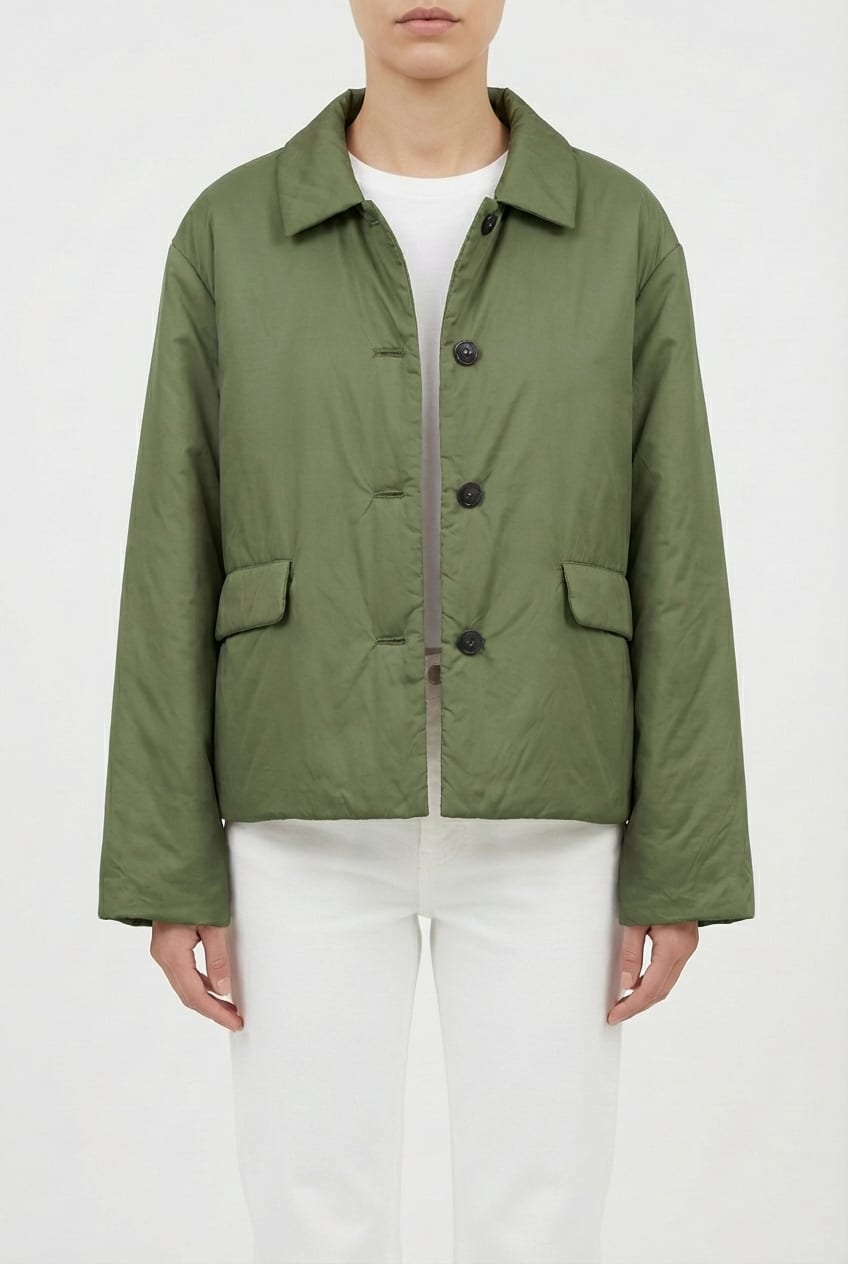 Outdoor jacket 6662 - Padded outdoor taffeta - 660GREEN - 10260710662