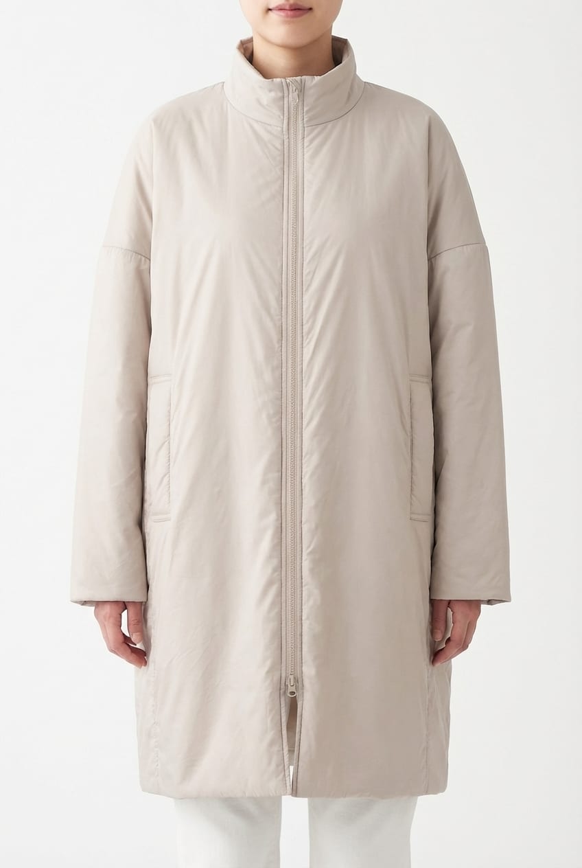 Coat 6663 - Padded outdoor taffeta - 120ECRU - 10260710663