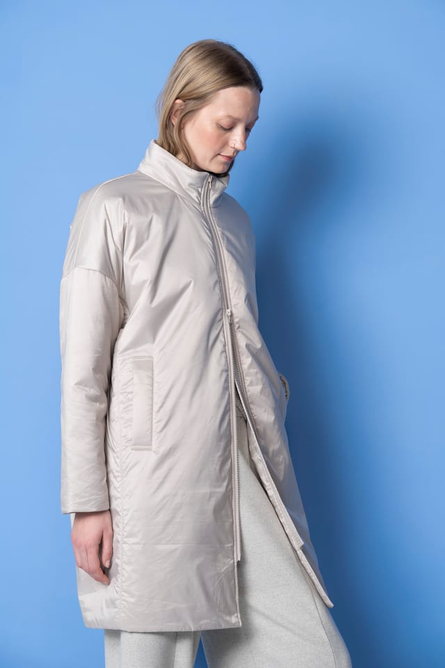 Coat 6663 - Padded outdoor taffeta - 120ECRU - 10260710663