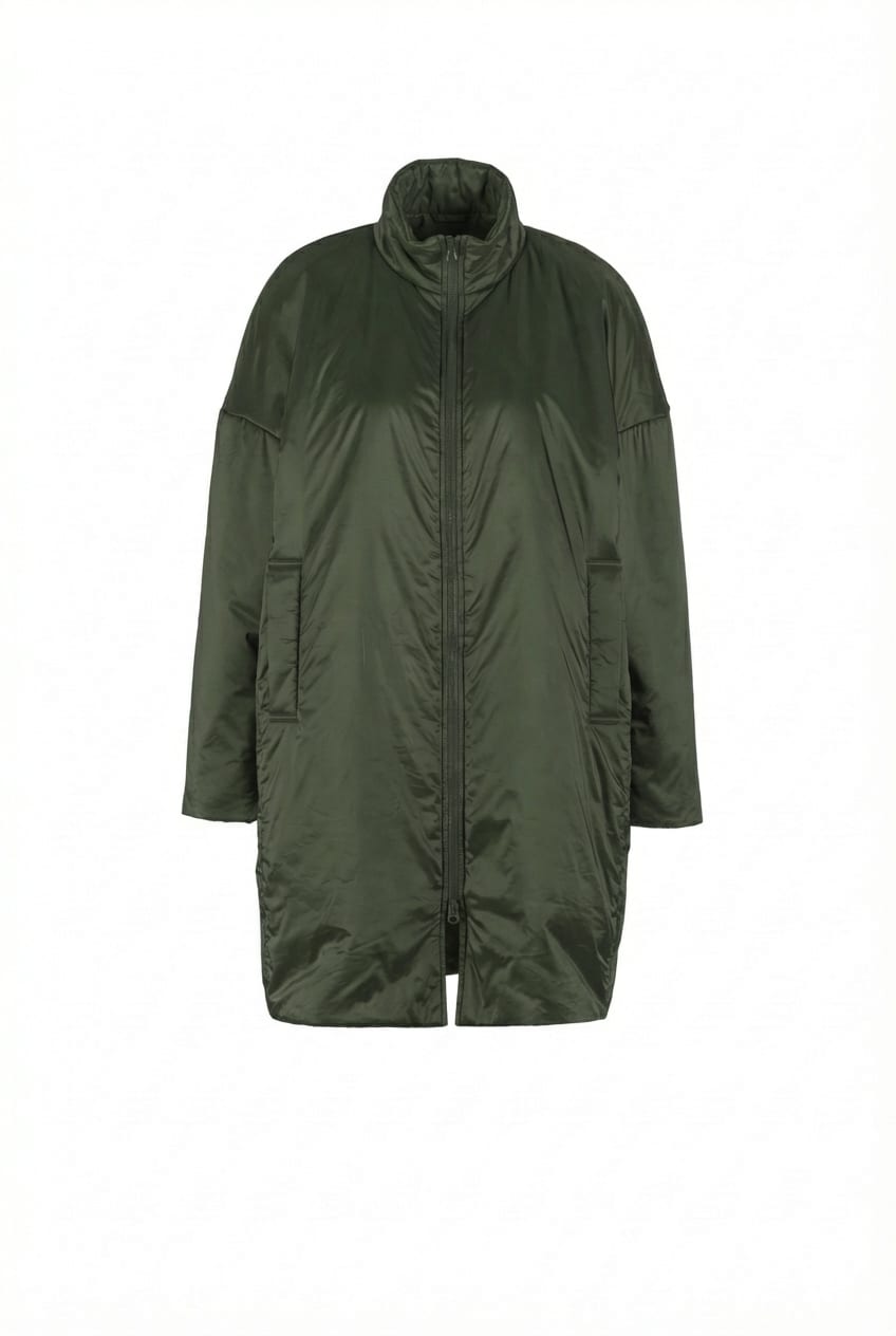 Coat 6663 - Padded outdoor taffeta - 660GREEN - 10260710663