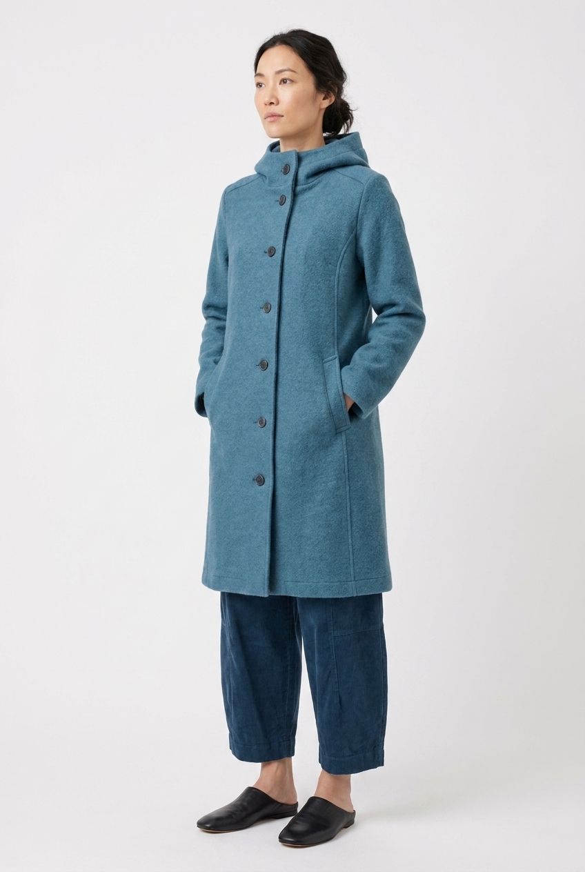 Coat 6664 450LAKE Premium OSKA boiled wool