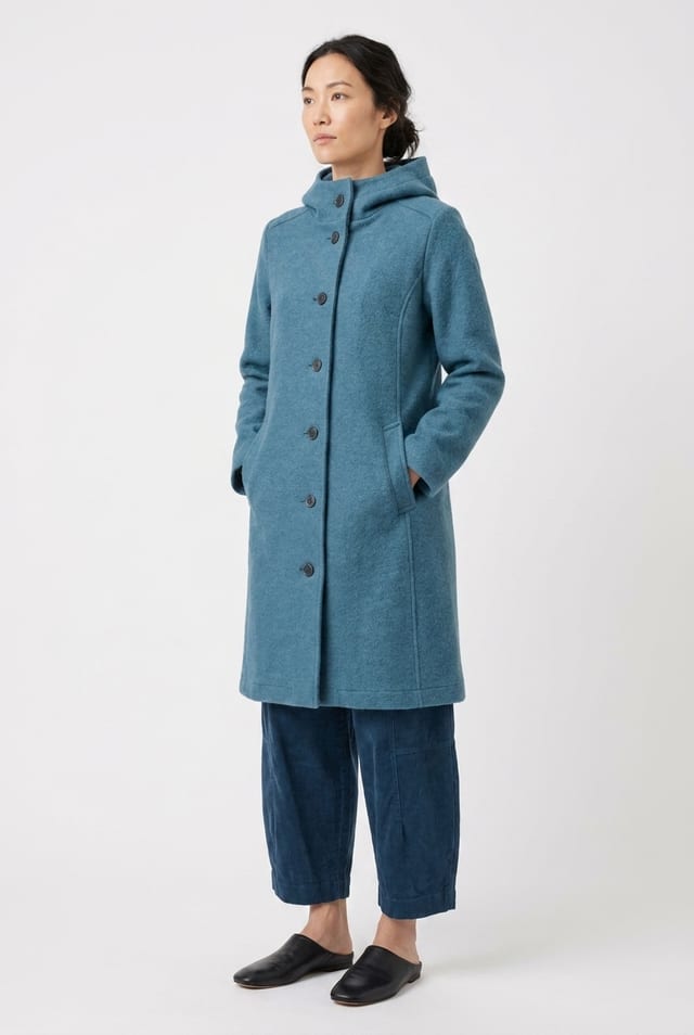 Coat 6664 - Premium OSKA boiled wool - 450LAKE - 10260710664