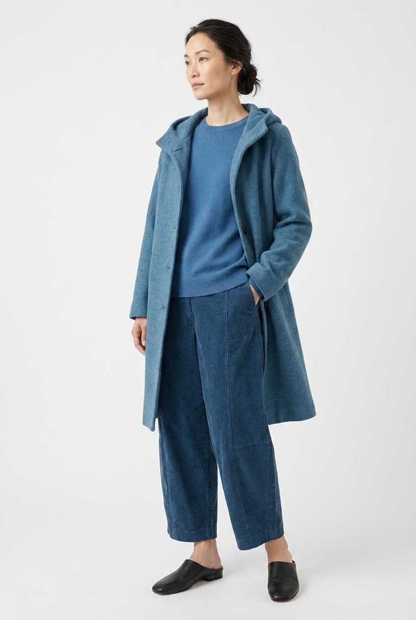 Coat 6664 450LAKE Premium OSKA boiled wool