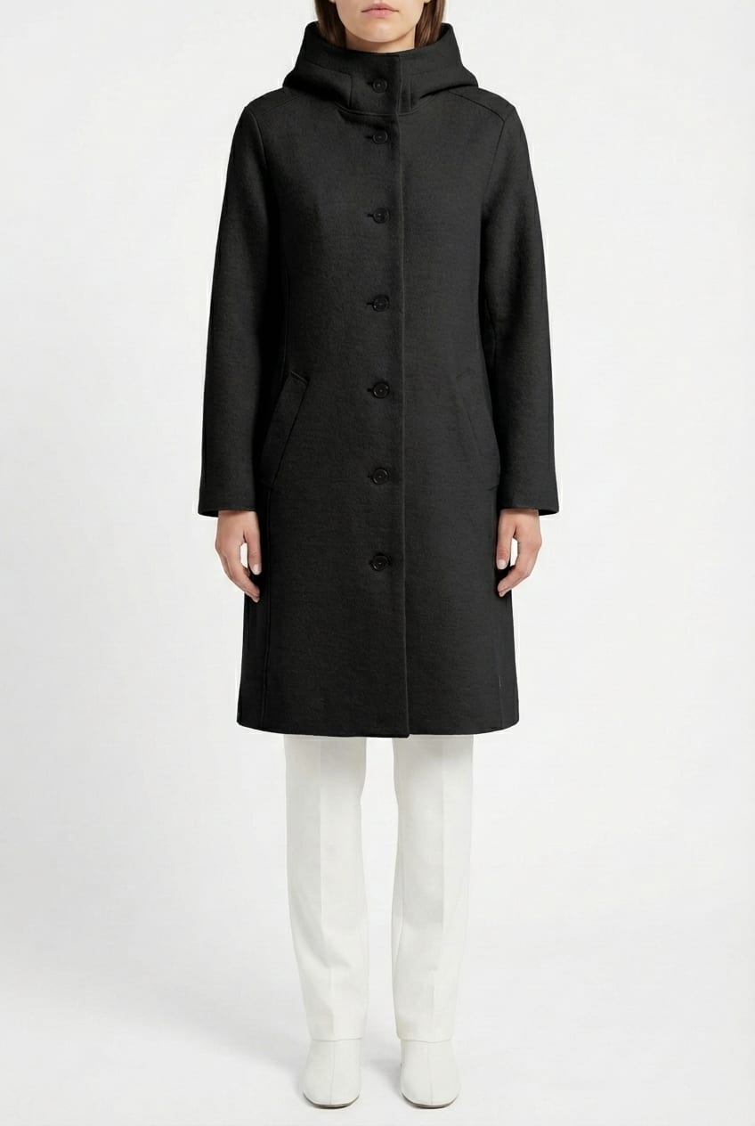 Coat 6664 - Premium OSKA boiled wool - 490NAVY - 10260710664