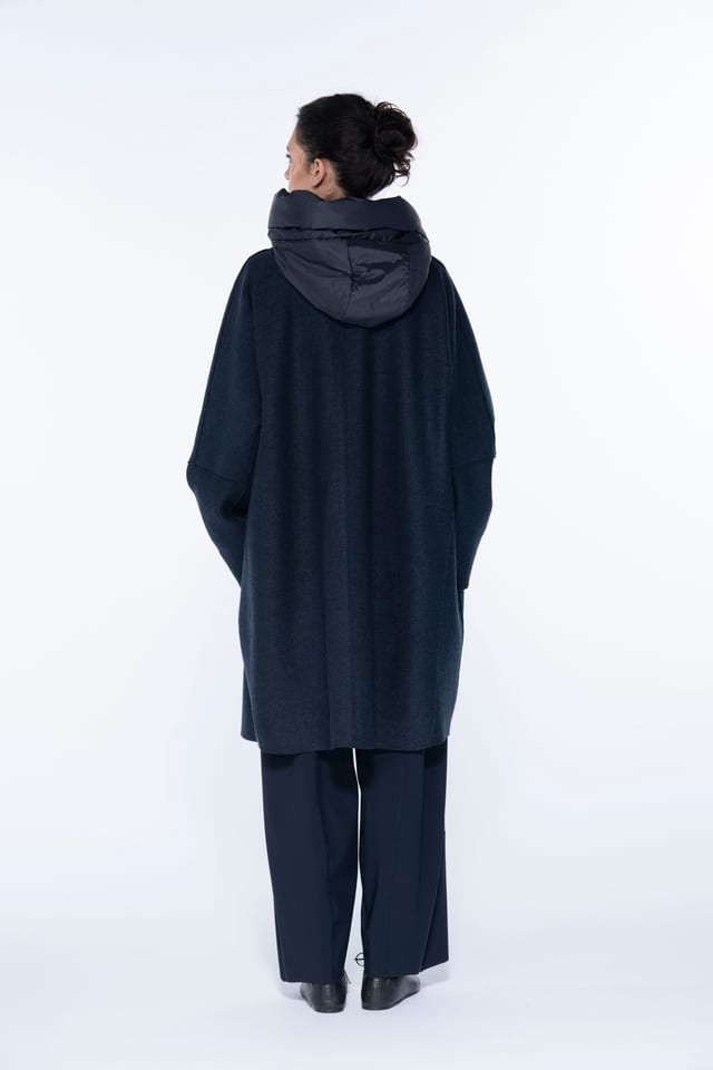 Outdoor jacket 6665 - Premium OSKA boiled wool - 490NAVY - 10260710665