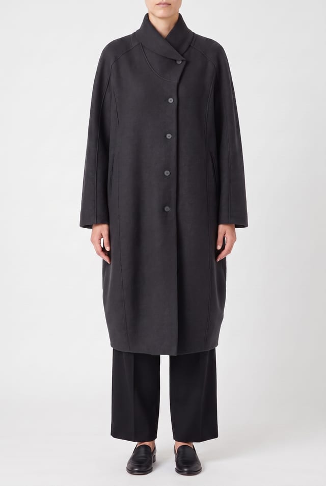 Coat 6666 - Premium OSKA boiled wool - 490NAVY - 10260710666