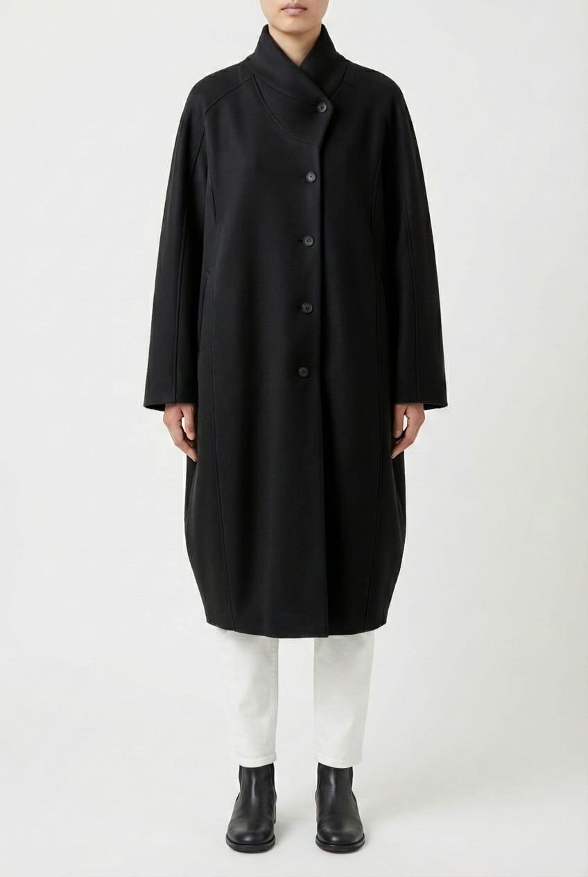 Coat 6666 - Premium OSKA boiled wool - 490NAVY - 10260710666