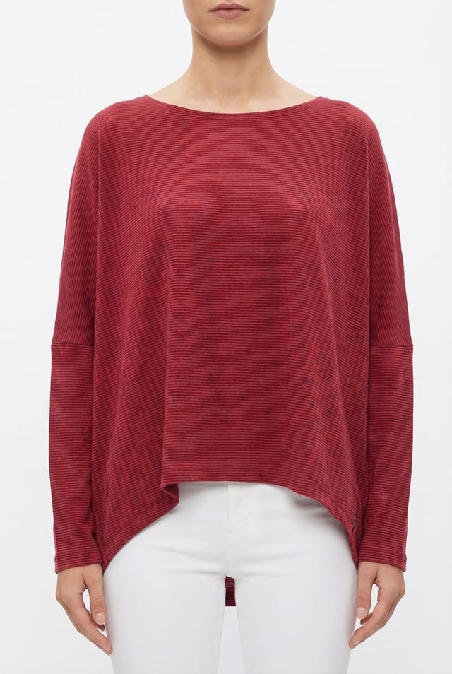 Pullover 6671 - Organic cotton slub jersey - 360SYRAH - 10260710671