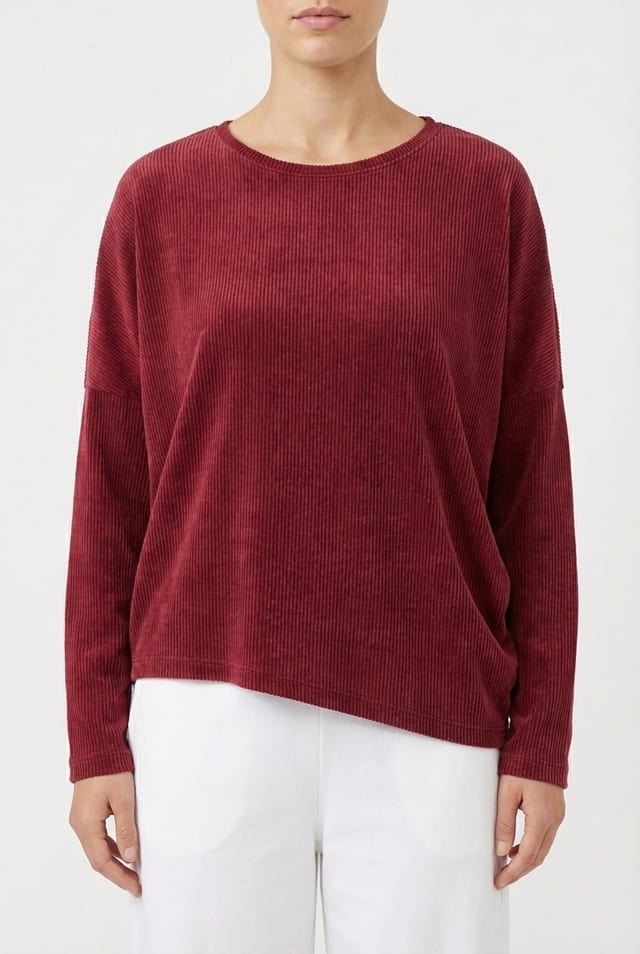 Pullover 6672 - Organic cotton slub jersey - 360SYRAH - 10260710672